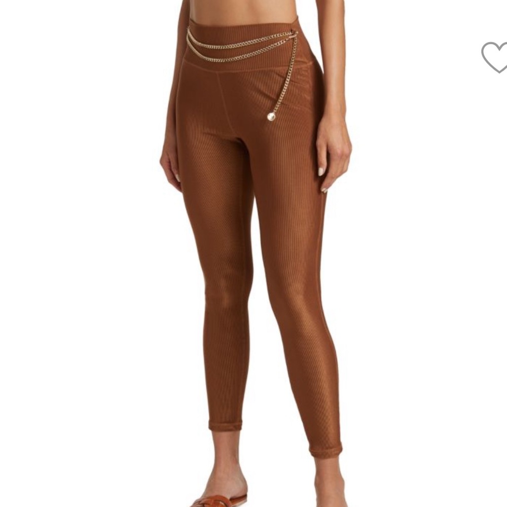 WEWOREWHAT chain high rise leggings